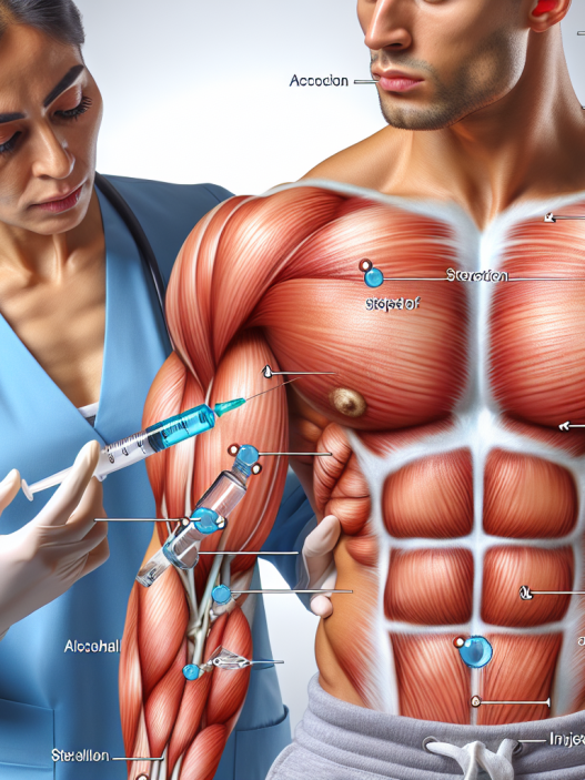 Richtige Pflege der Injektionsstellen bei der Anwendung von Stanozolol-Injektion