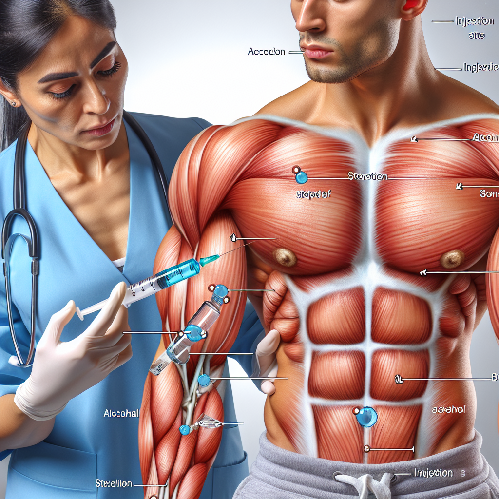 Richtige Pflege der Injektionsstellen bei der Anwendung von Stanozolol-Injektion