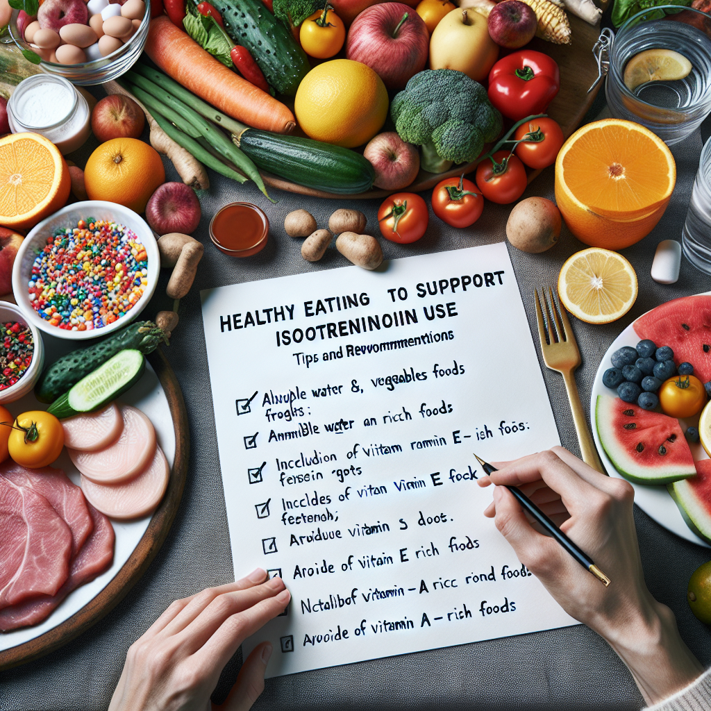 Gesunde Ernährung zur Unterstützung von Isotretinoin: Tipps und Empfehlungen